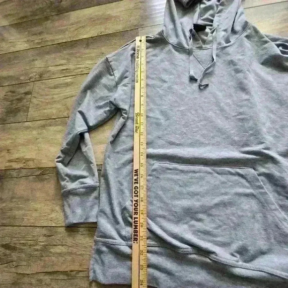 ATHLETIC small  grey womens hoodie/sweater - Picture 3 of 8